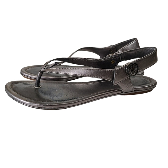 Tory Burch Minnie Travel Slingback Sandals Size 7.5 - Picture 3 of 8